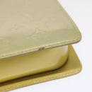 LOUIS VUITTON Monogram Vernis Motto Accessory Pouch Gris M91030 LV Auth 70506-8