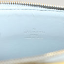 LOUIS VUITTON Monogram Vernis Motto Accessory Pouch Gris M91030 LV Auth 70506-9