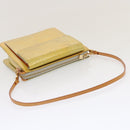 LOUIS VUITTON Monogram Vernis Motto Accessory Pouch Gris M91030 LV Auth 70506-6