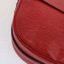 LOUIS VUITTON Epi Jeune Fille MM Shoulder Bag Red M52157 LV Auth 70508V-14