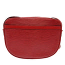 LOUIS VUITTON Epi Jeune Fille MM Shoulder Bag Red M52157 LV Auth 70508V-2