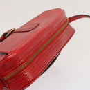 LOUIS VUITTON Epi Jeune Fille MM Shoulder Bag Red M52157 LV Auth 70508V-6