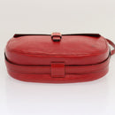 LOUIS VUITTON Epi Jeune Fille MM Shoulder Bag Red M52157 LV Auth 70508V-5