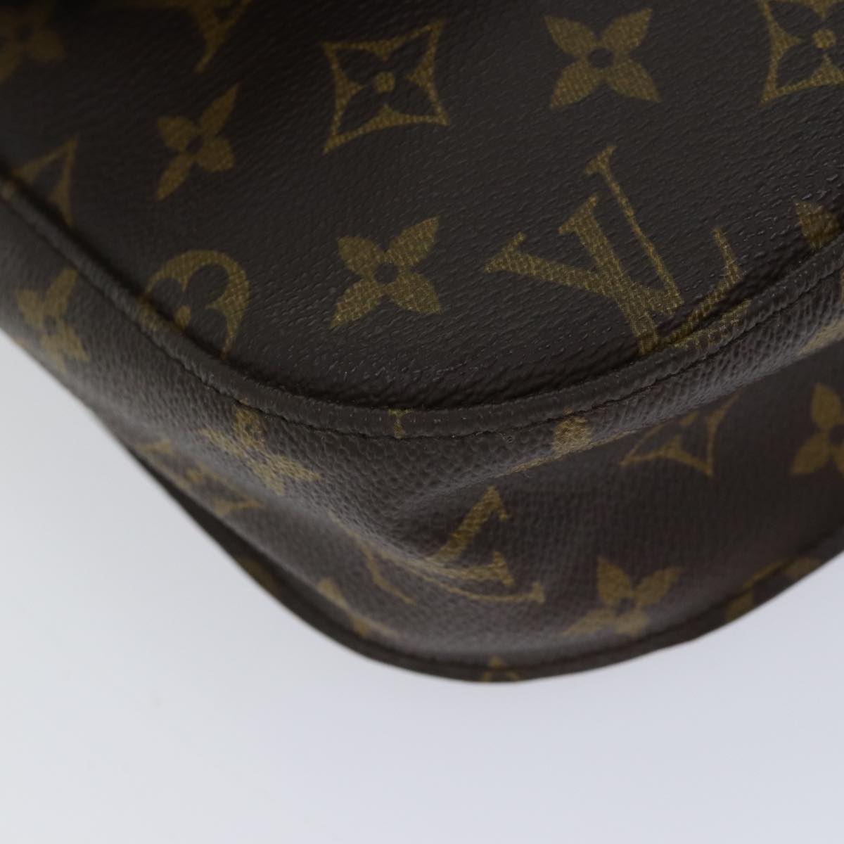 LOUIS VUITTON Monogram Saint Cloud GM Shoulder Bag M51242 LV Auth 70509