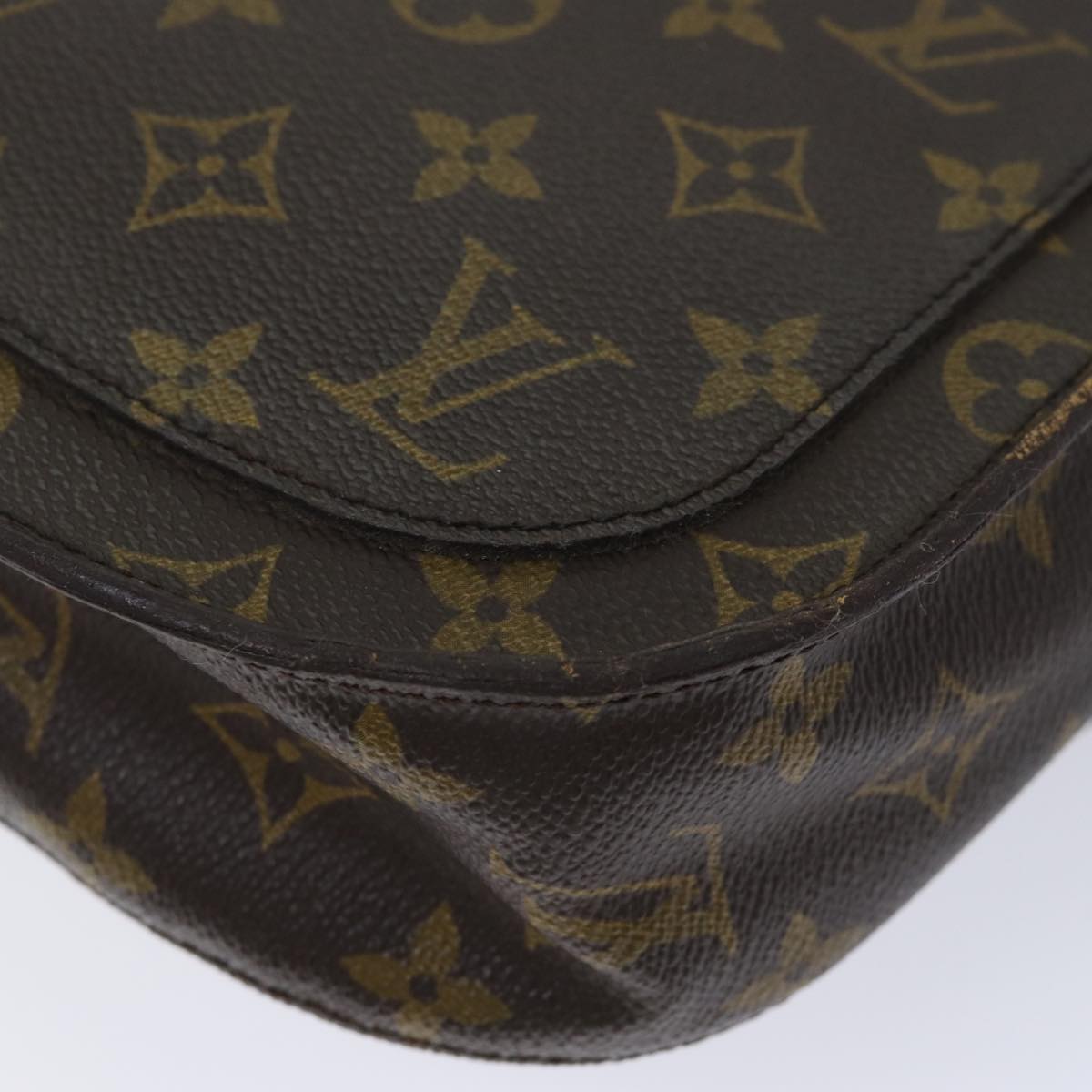 LOUIS VUITTON Monogram Saint Cloud GM Shoulder Bag M51242 LV Auth 70509