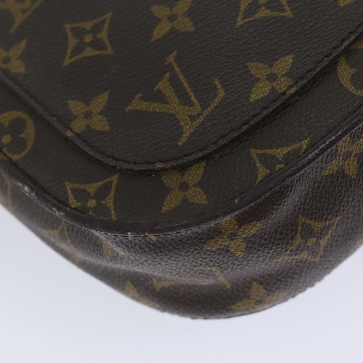 LOUIS VUITTON Monogram Saint Cloud GM Shoulder Bag M51242 LV Auth 70509