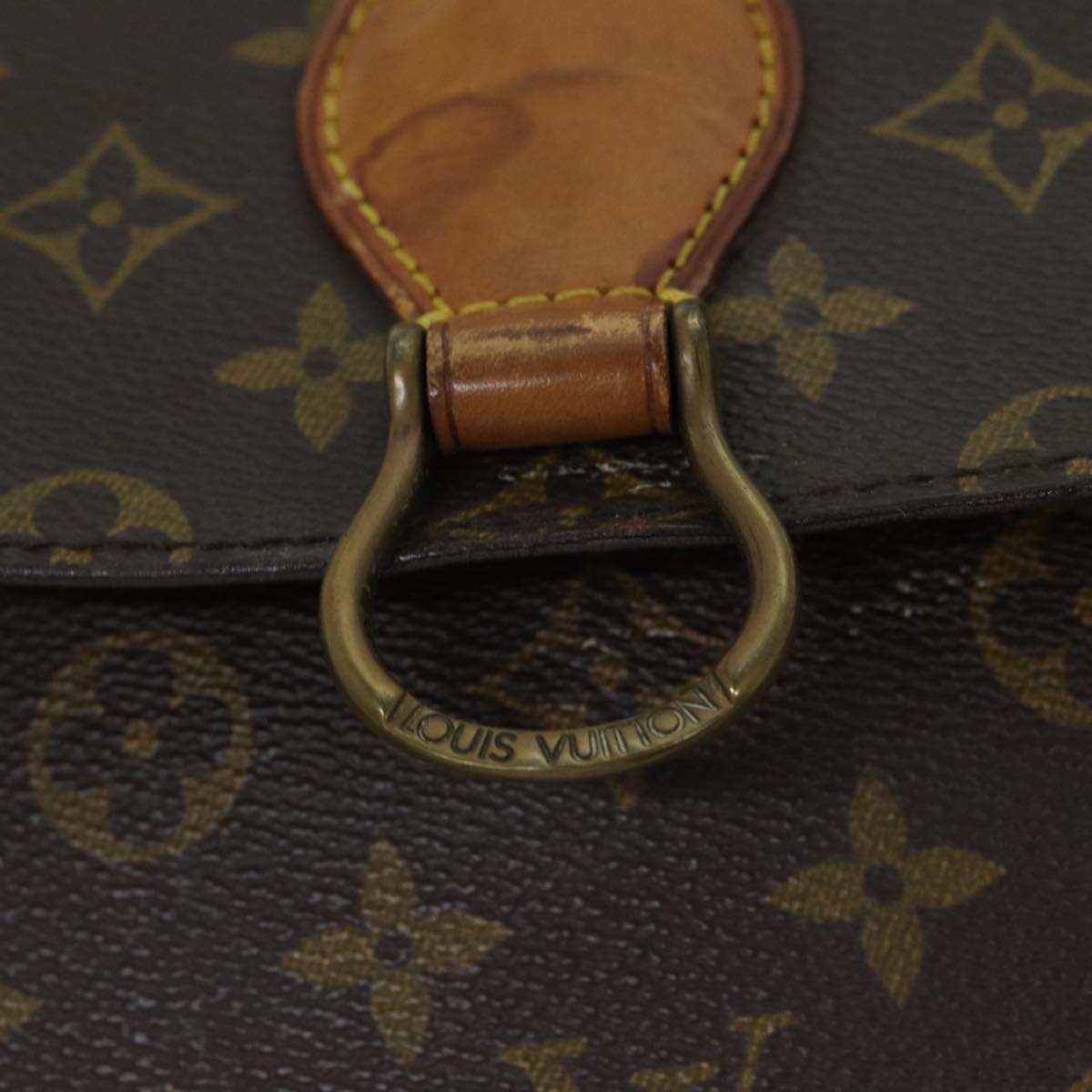 LOUIS VUITTON Monogram Saint Cloud GM Shoulder Bag M51242 LV Auth 70509