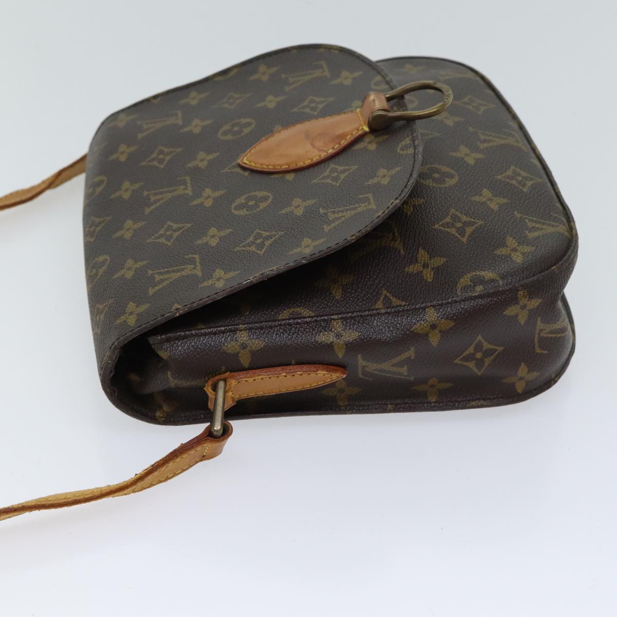 LOUIS VUITTON Monogram Saint Cloud GM Shoulder Bag M51242 LV Auth 70509