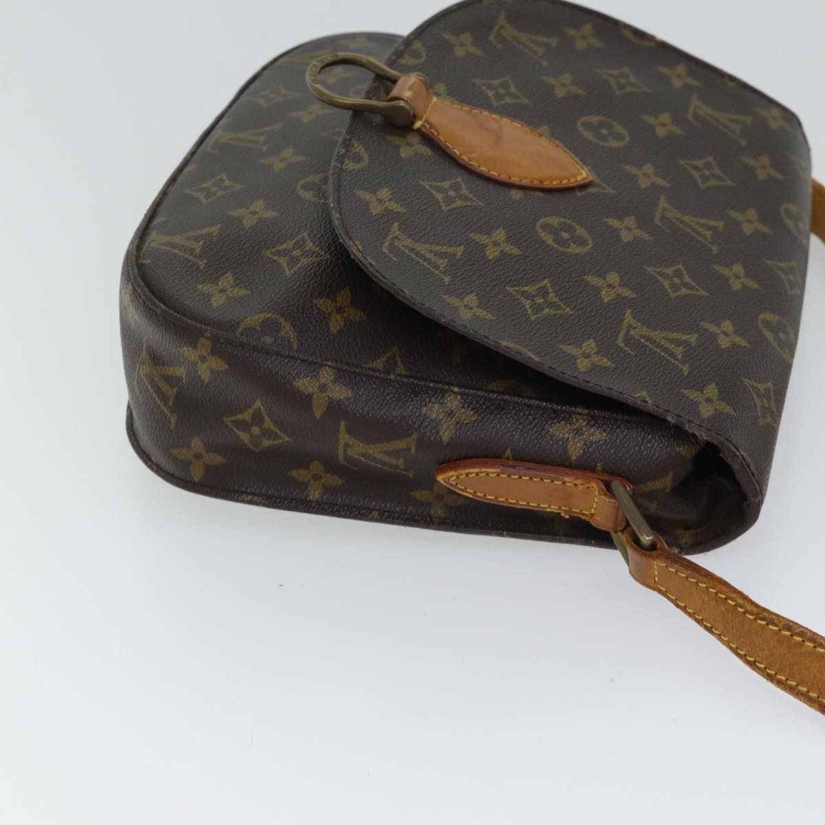 LOUIS VUITTON Monogram Saint Cloud GM Shoulder Bag M51242 LV Auth 70509