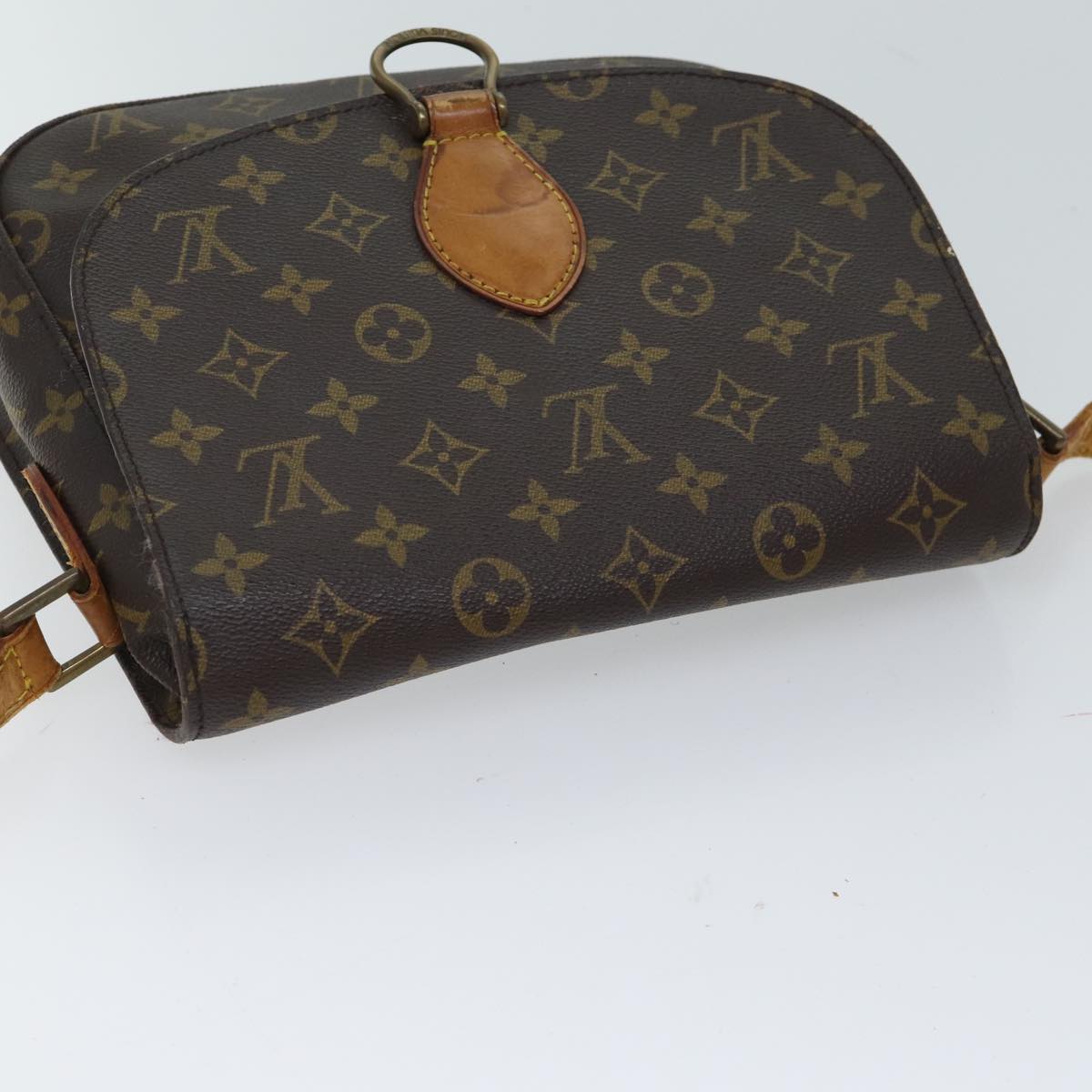 LOUIS VUITTON Monogram Saint Cloud GM Shoulder Bag M51242 LV Auth 70509