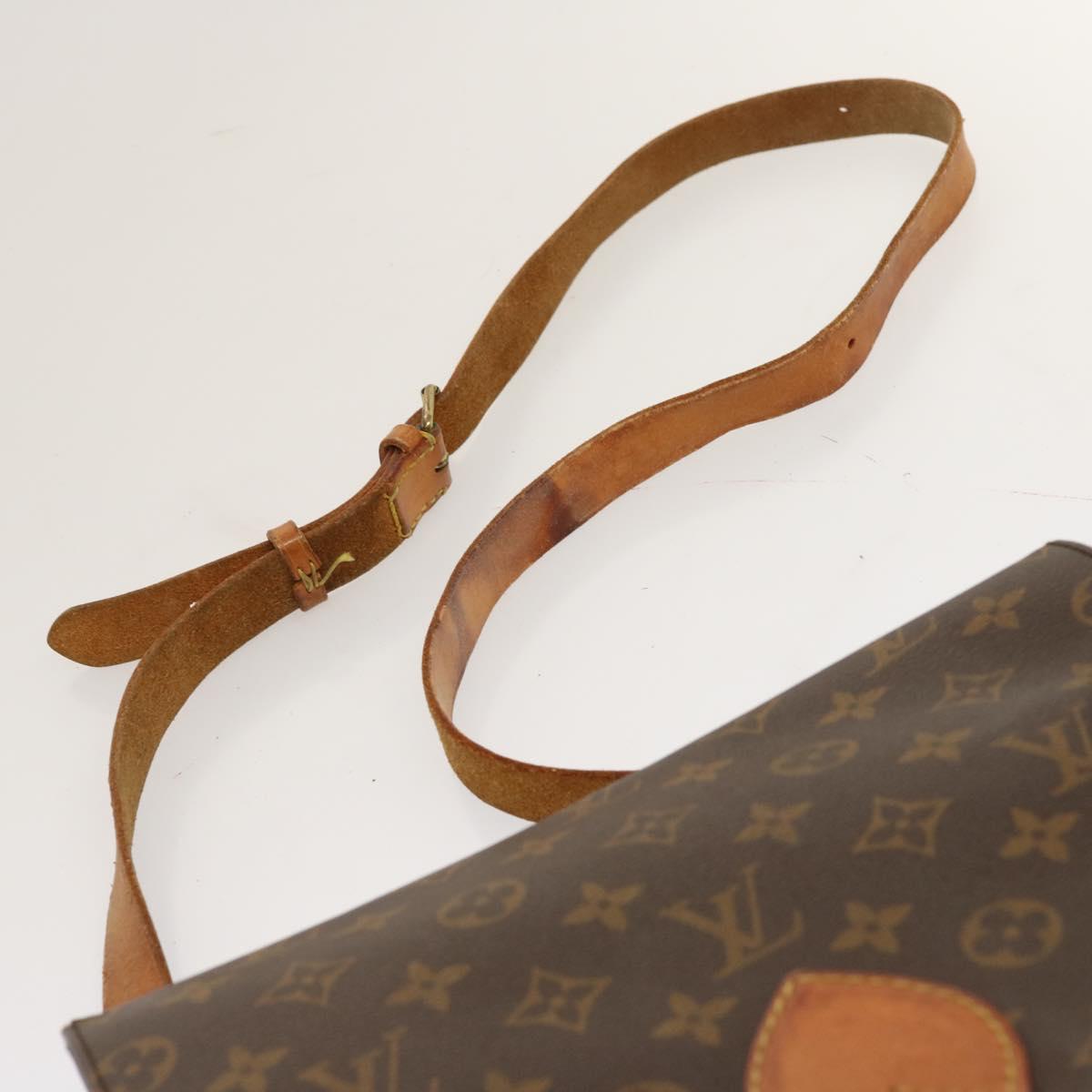 LOUIS VUITTON Monogram Cartouchiere GM Shoulder Bag M51252 LV Auth 70510