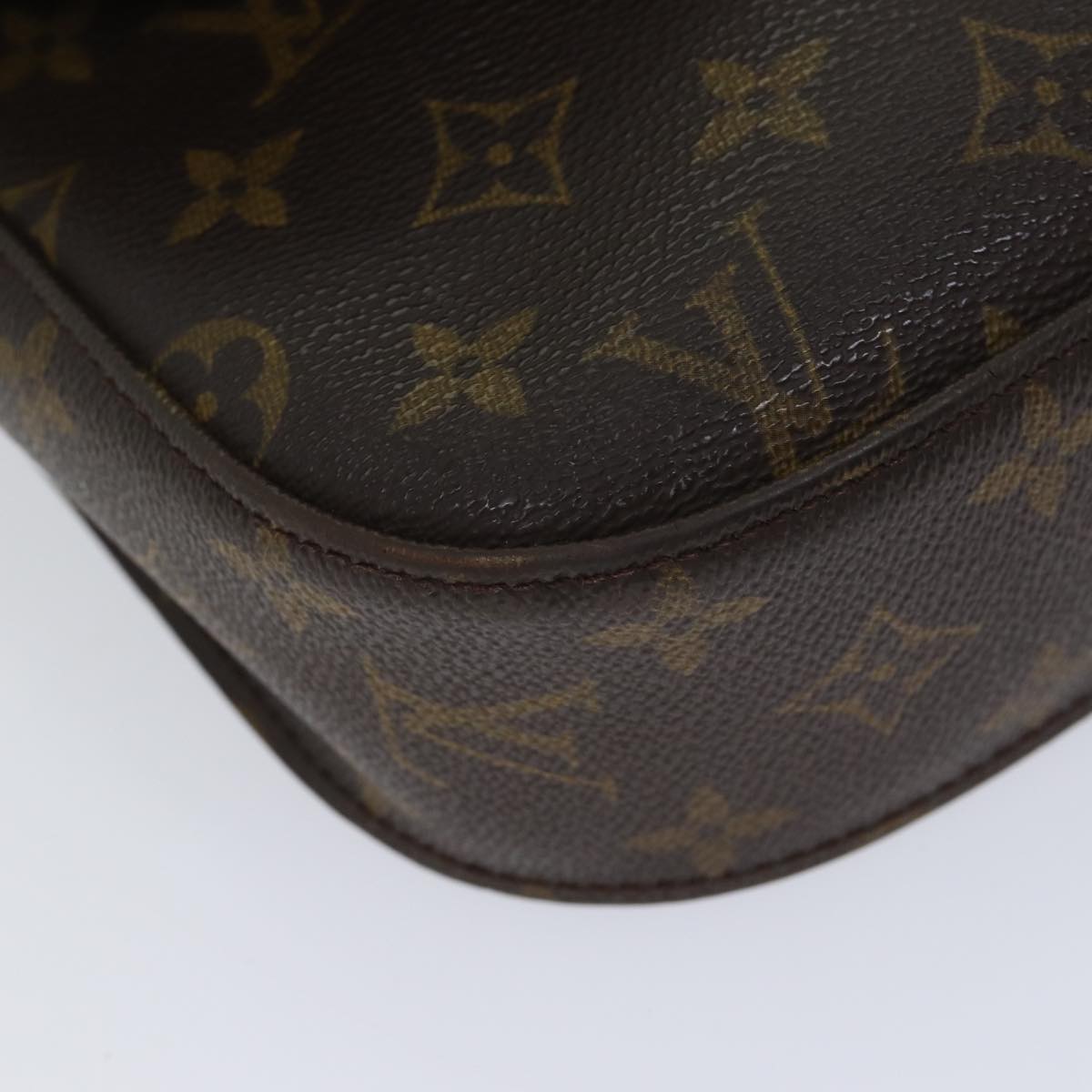 LOUIS VUITTON Monogram Saint Cloud GM Shoulder Bag M51242 LV Auth 70511