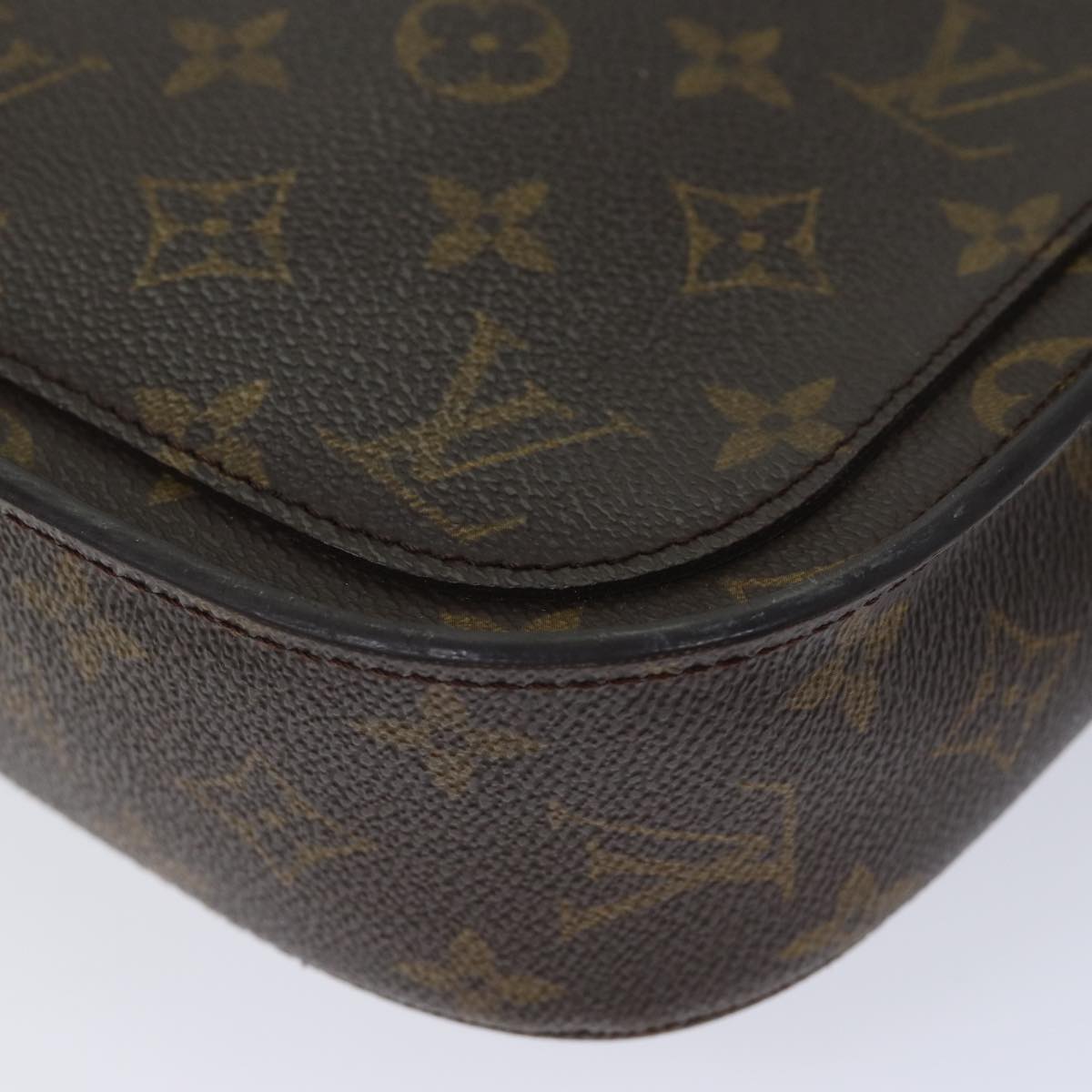 LOUIS VUITTON Monogram Saint Cloud GM Shoulder Bag M51242 LV Auth 70511