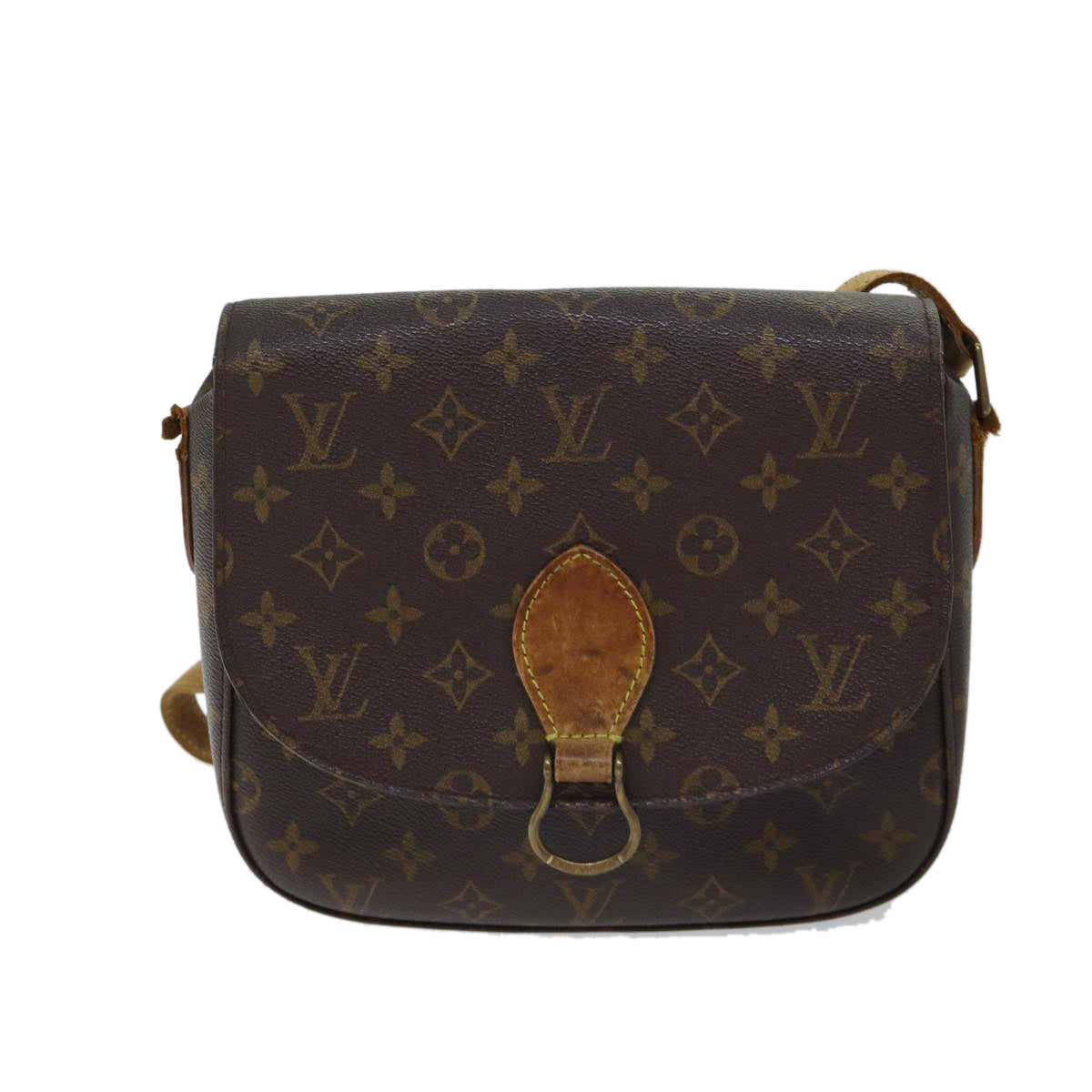 LOUIS VUITTON Monogram Saint Cloud GM Shoulder Bag M51242 LV Auth 70511