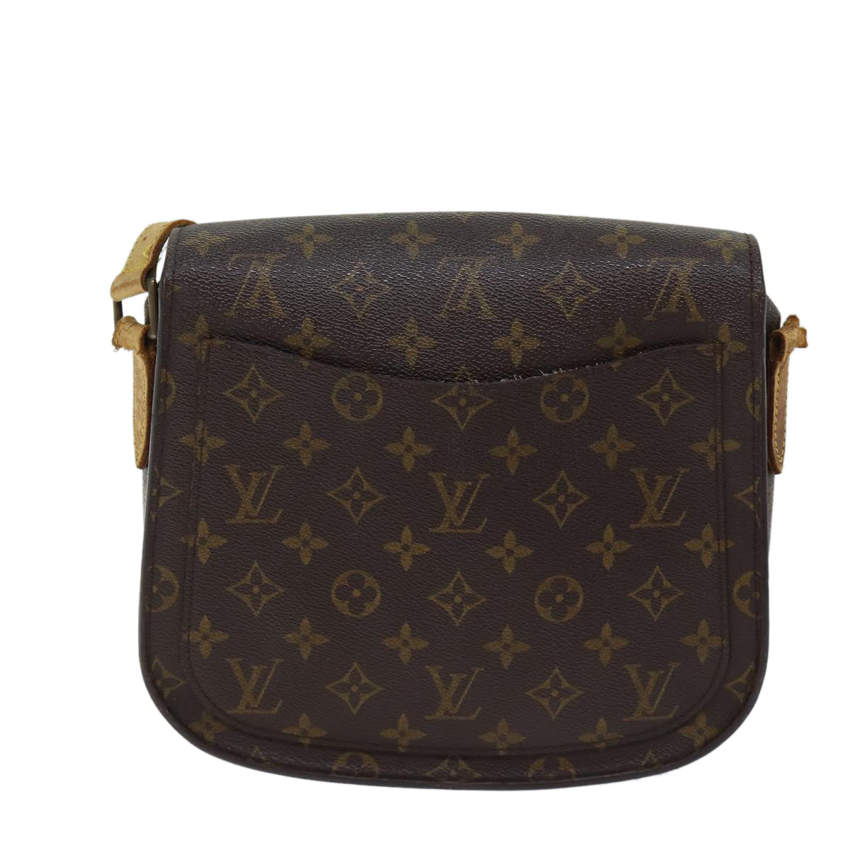 LOUIS VUITTON Monogram Saint Cloud GM Shoulder Bag M51242 LV Auth 70511