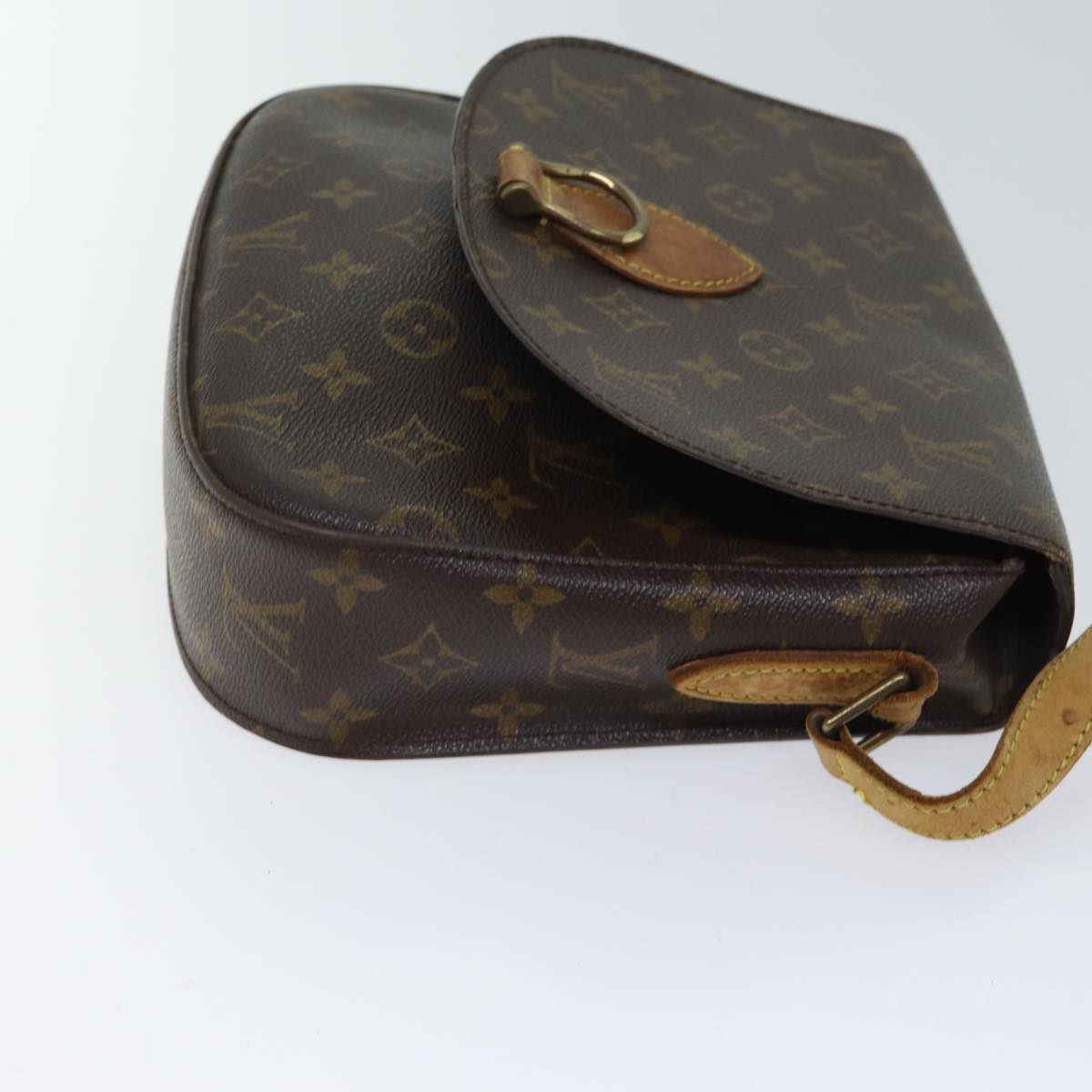 LOUIS VUITTON Monogram Saint Cloud GM Shoulder Bag M51242 LV Auth 70511