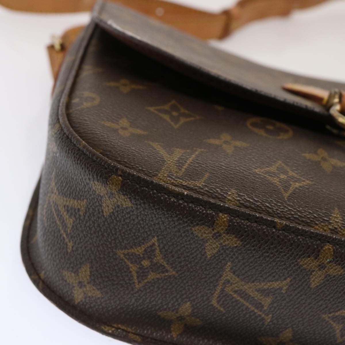 LOUIS VUITTON Monogram Saint Cloud GM Shoulder Bag M51242 LV Auth 70512