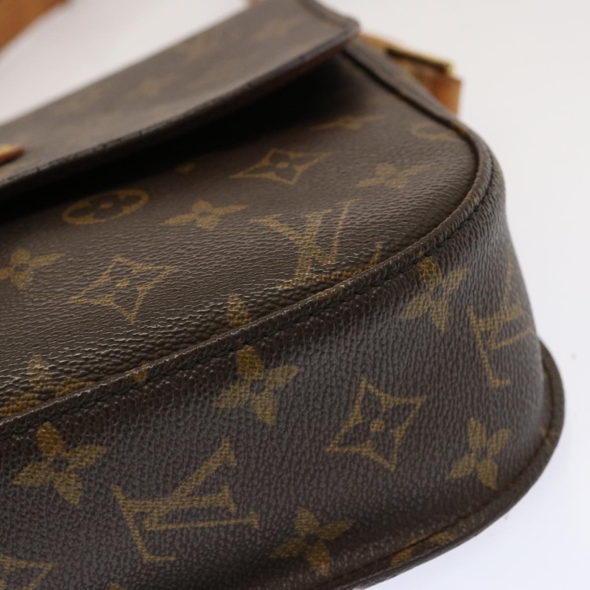 LOUIS VUITTON Monogram Saint Cloud GM Shoulder Bag M51242 LV Auth 70512