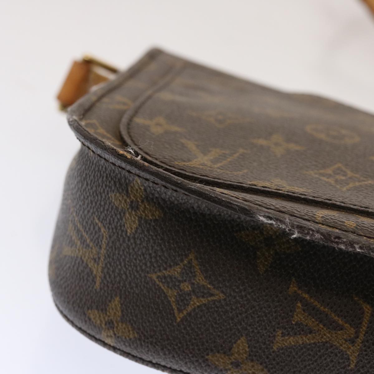 LOUIS VUITTON Monogram Saint Cloud GM Shoulder Bag M51242 LV Auth 70512