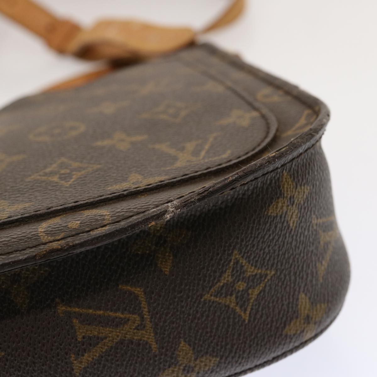 LOUIS VUITTON Monogram Saint Cloud GM Shoulder Bag M51242 LV Auth 70512