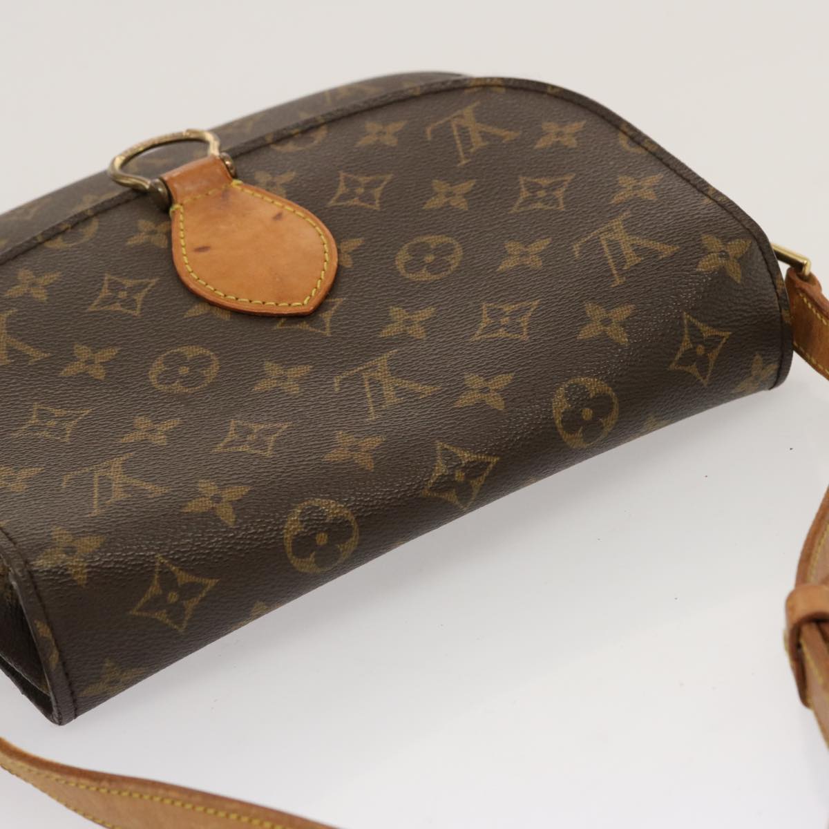 LOUIS VUITTON Monogram Saint Cloud GM Shoulder Bag M51242 LV Auth 70512