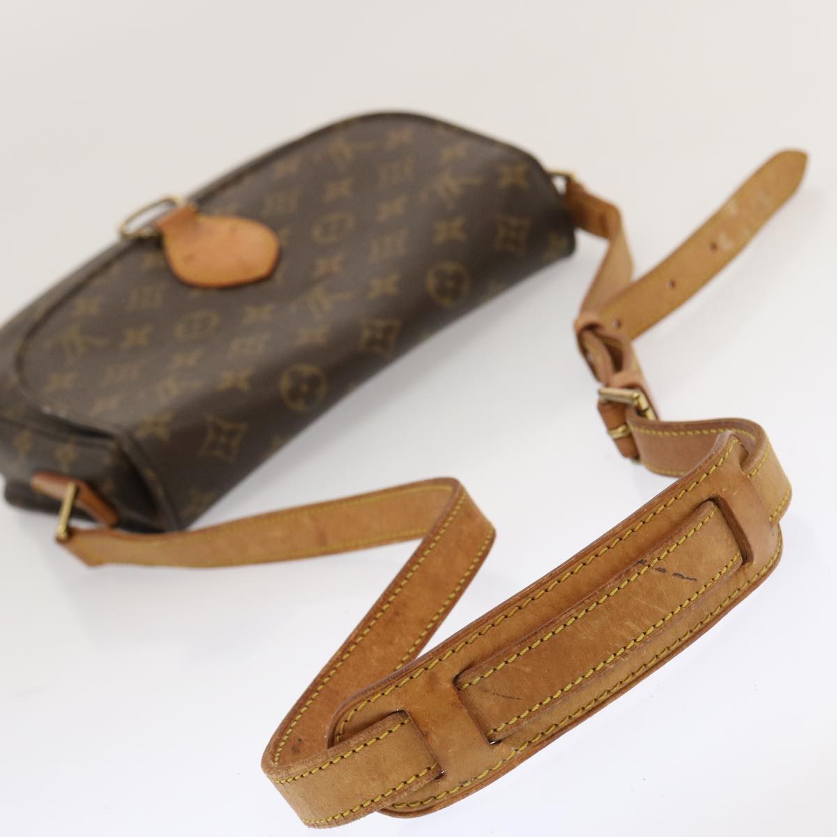 LOUIS VUITTON Monogram Saint Cloud GM Shoulder Bag M51242 LV Auth 70512