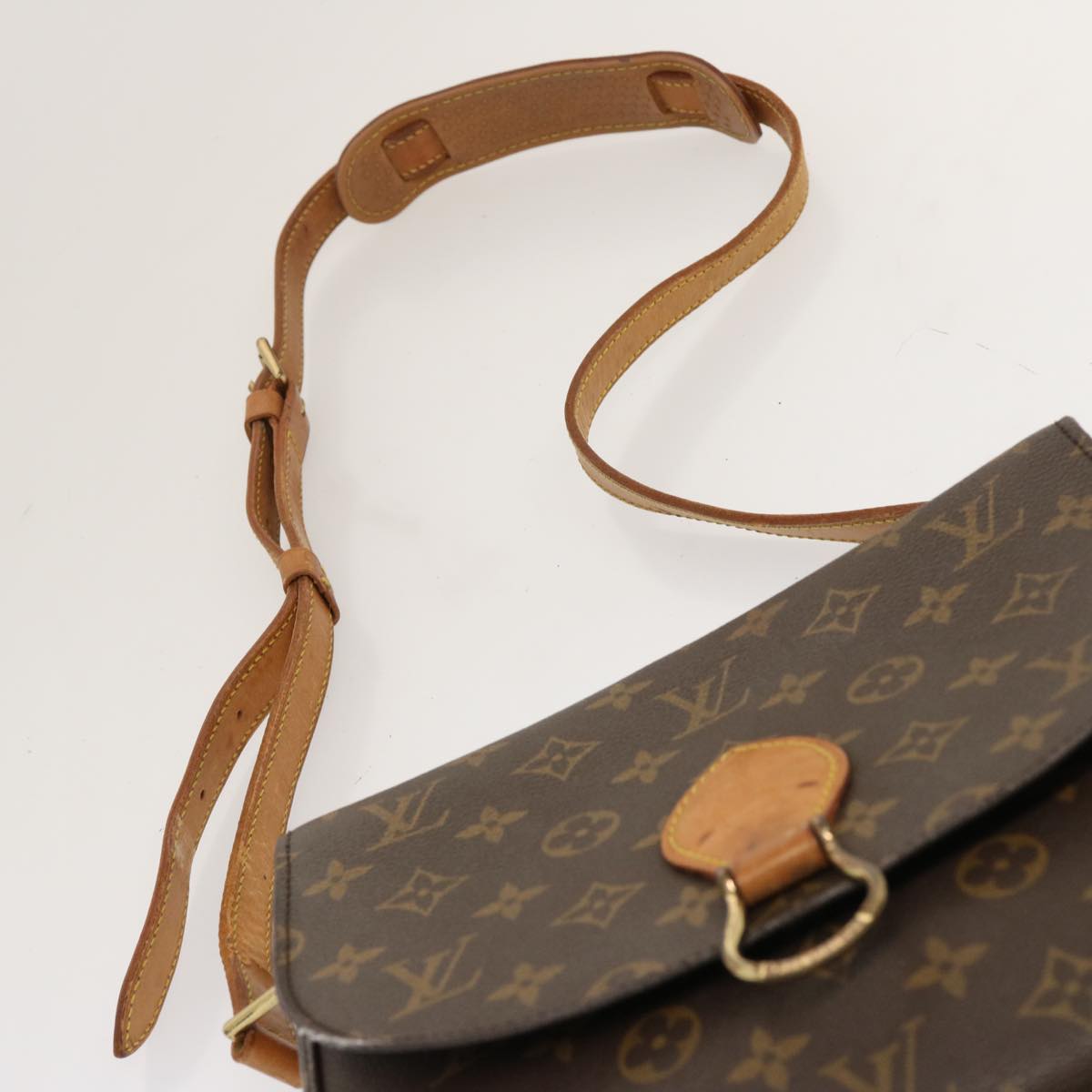 LOUIS VUITTON Monogram Saint Cloud GM Shoulder Bag M51242 LV Auth 70512