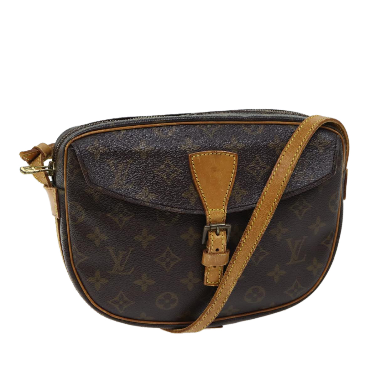 LOUIS VUITTON Monogram Jeune Fille MM Shoulder Bag M51226 LV Auth 70513