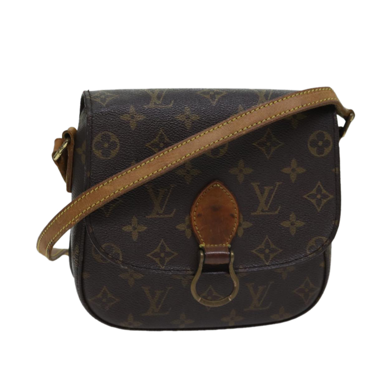 LOUIS VUITTON Monogram Saint Cloud MM Shoulder Bag M51243 LV Auth 70514