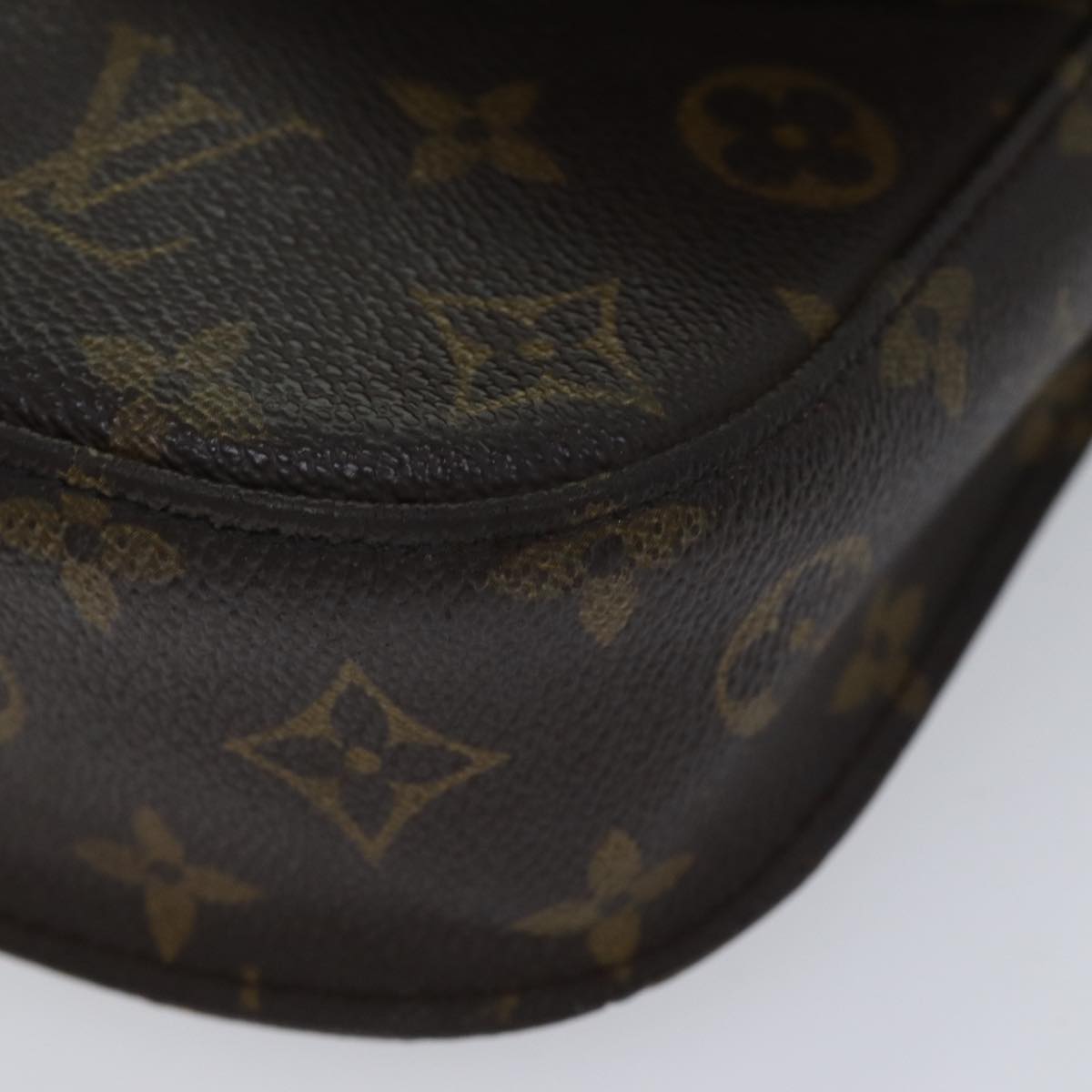 LOUIS VUITTON Monogram Saint Cloud MM Shoulder Bag M51243 LV Auth 70514