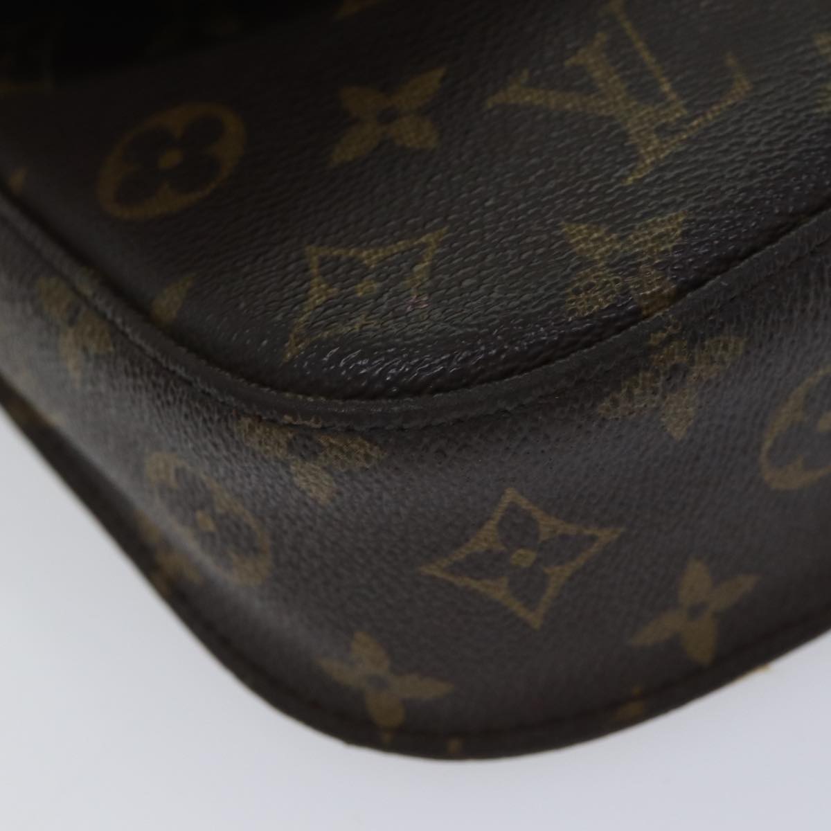 LOUIS VUITTON Monogram Saint Cloud MM Shoulder Bag M51243 LV Auth 70514