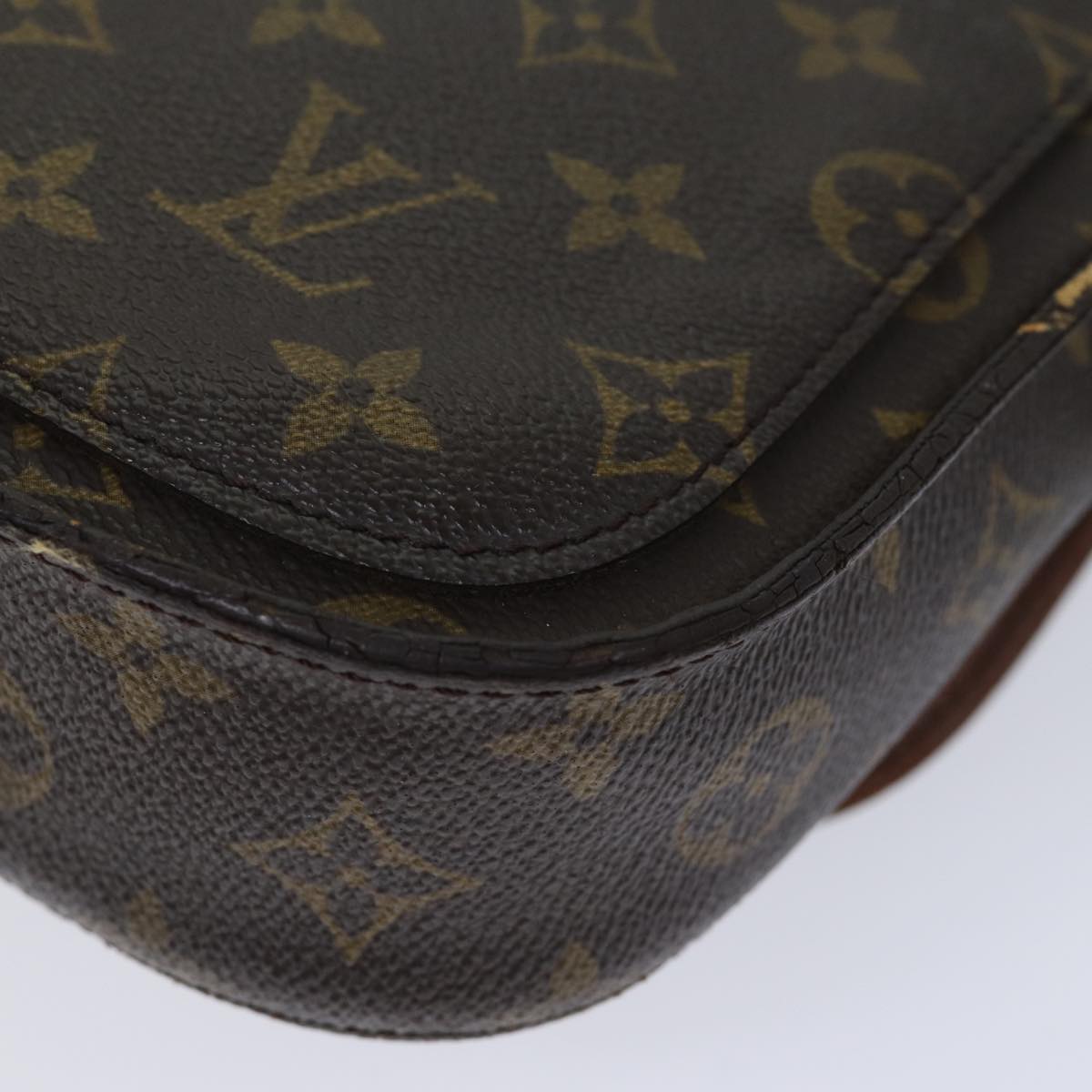 LOUIS VUITTON Monogram Saint Cloud MM Shoulder Bag M51243 LV Auth 70514