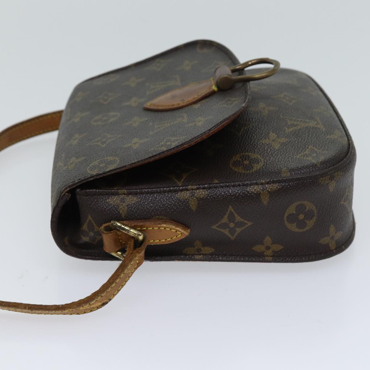 LOUIS VUITTON Monogram Saint Cloud MM Shoulder Bag M51243 LV Auth 70514