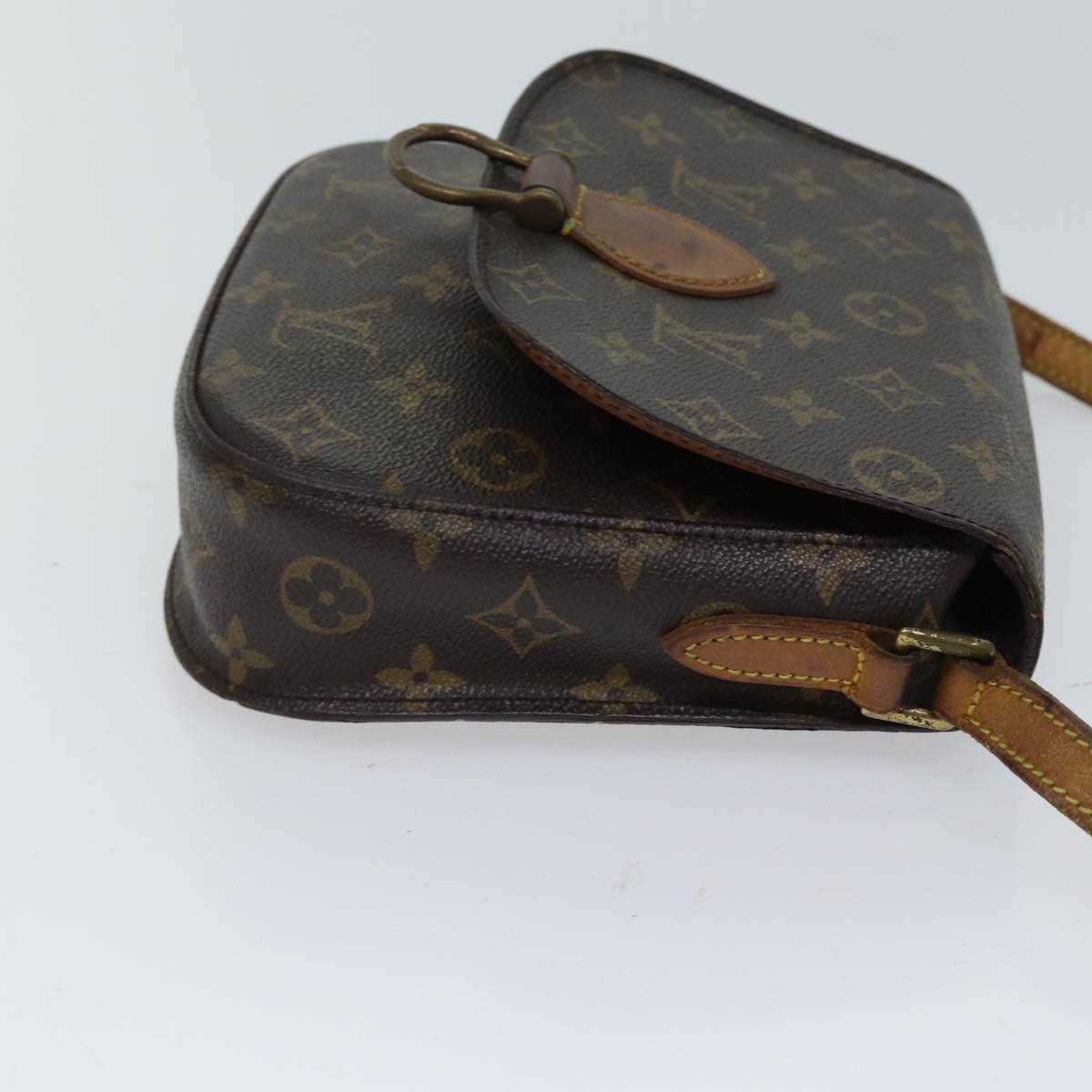 LOUIS VUITTON Monogram Saint Cloud MM Shoulder Bag M51243 LV Auth 70514