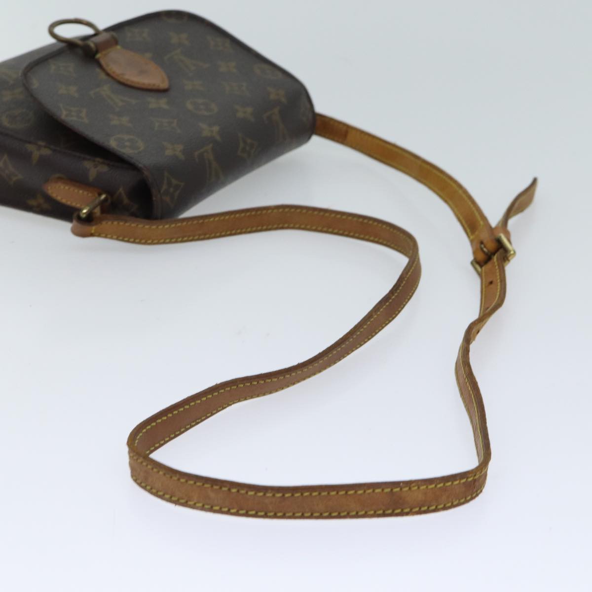 LOUIS VUITTON Monogram Saint Cloud MM Shoulder Bag M51243 LV Auth 70514