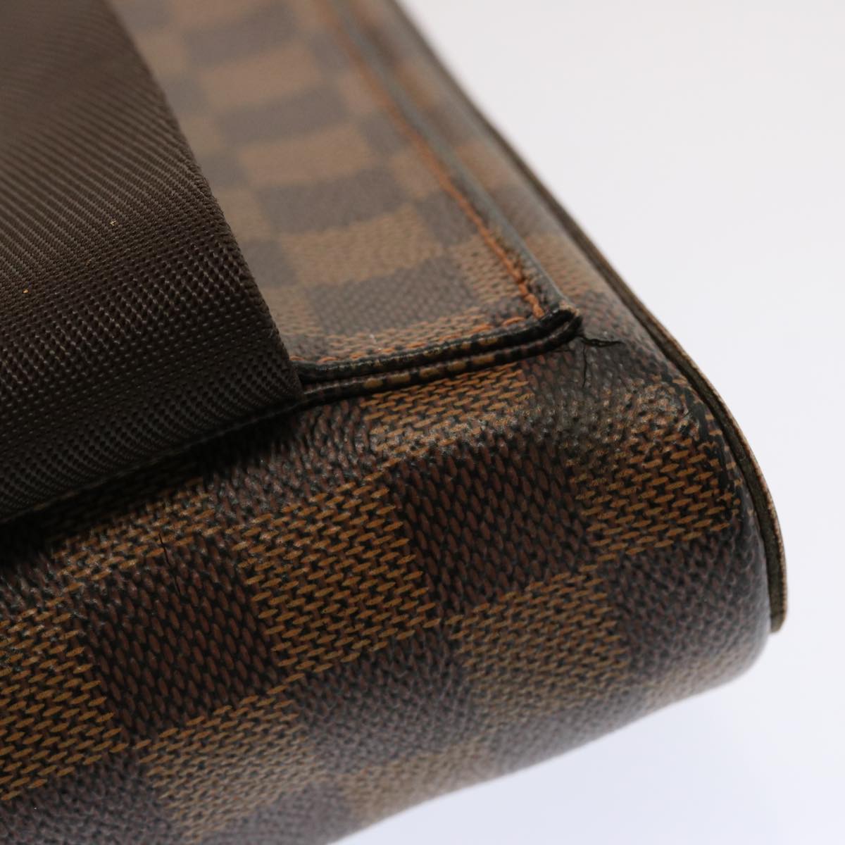 LOUIS VUITTON Damier Ebene Geronimos Shoulder Bag N51994 LV Auth 70519