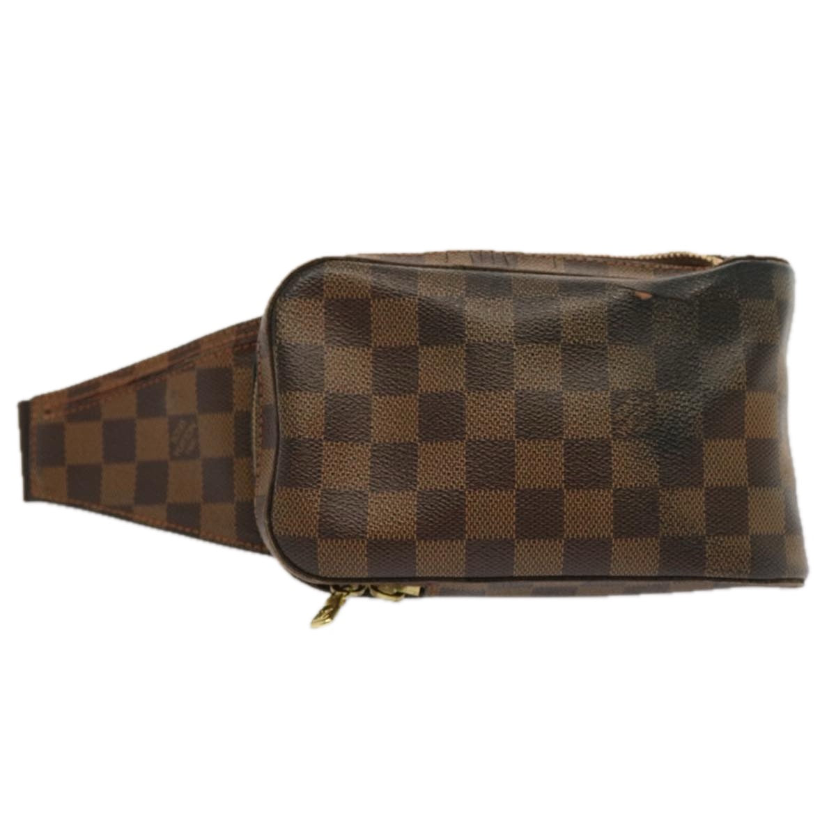 LOUIS VUITTON Damier Ebene Geronimos Shoulder Bag N51994 LV Auth 70519