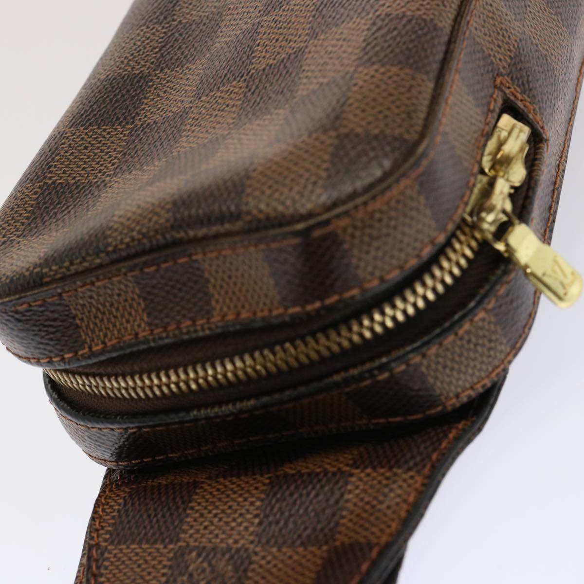 LOUIS VUITTON Damier Ebene Geronimos Shoulder Bag N51994 LV Auth 70519