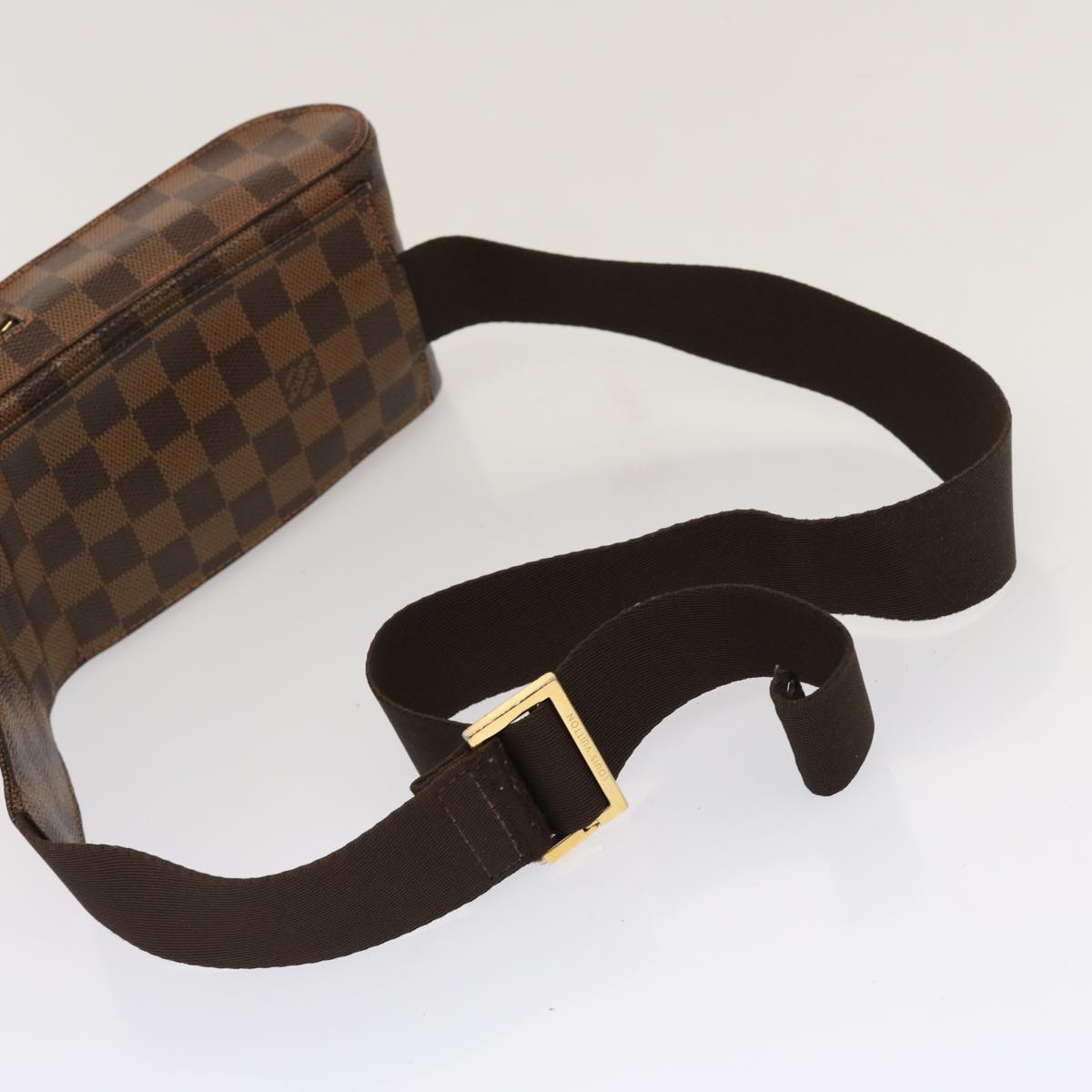 LOUIS VUITTON Damier Ebene Geronimos Shoulder Bag N51994 LV Auth 70519