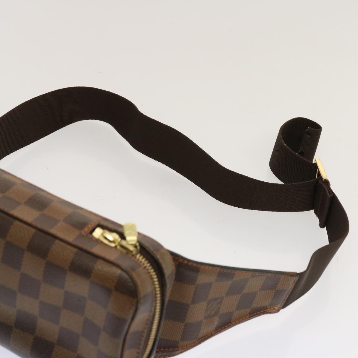 LOUIS VUITTON Damier Ebene Geronimos Shoulder Bag N51994 LV Auth 70519