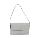 GUCCI Shoulder Bag Leather White 001 1998 1766 Auth 70524-1