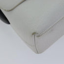 GUCCI Shoulder Bag Leather White 001 1998 1766 Auth 70524-14