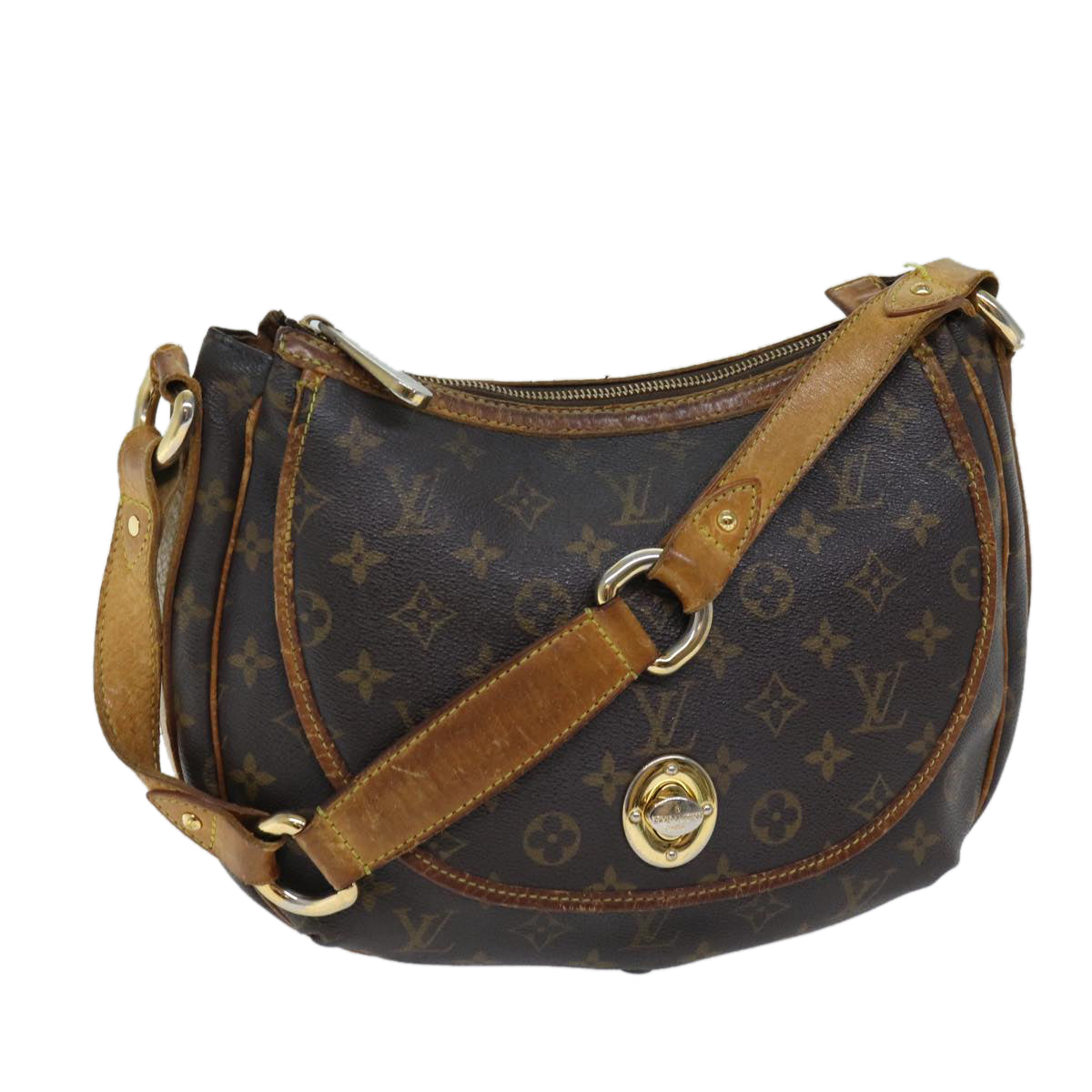 LOUIS VUITTON Monogram Tolum PM Shoulder Bag M40076 LV Auth 70537