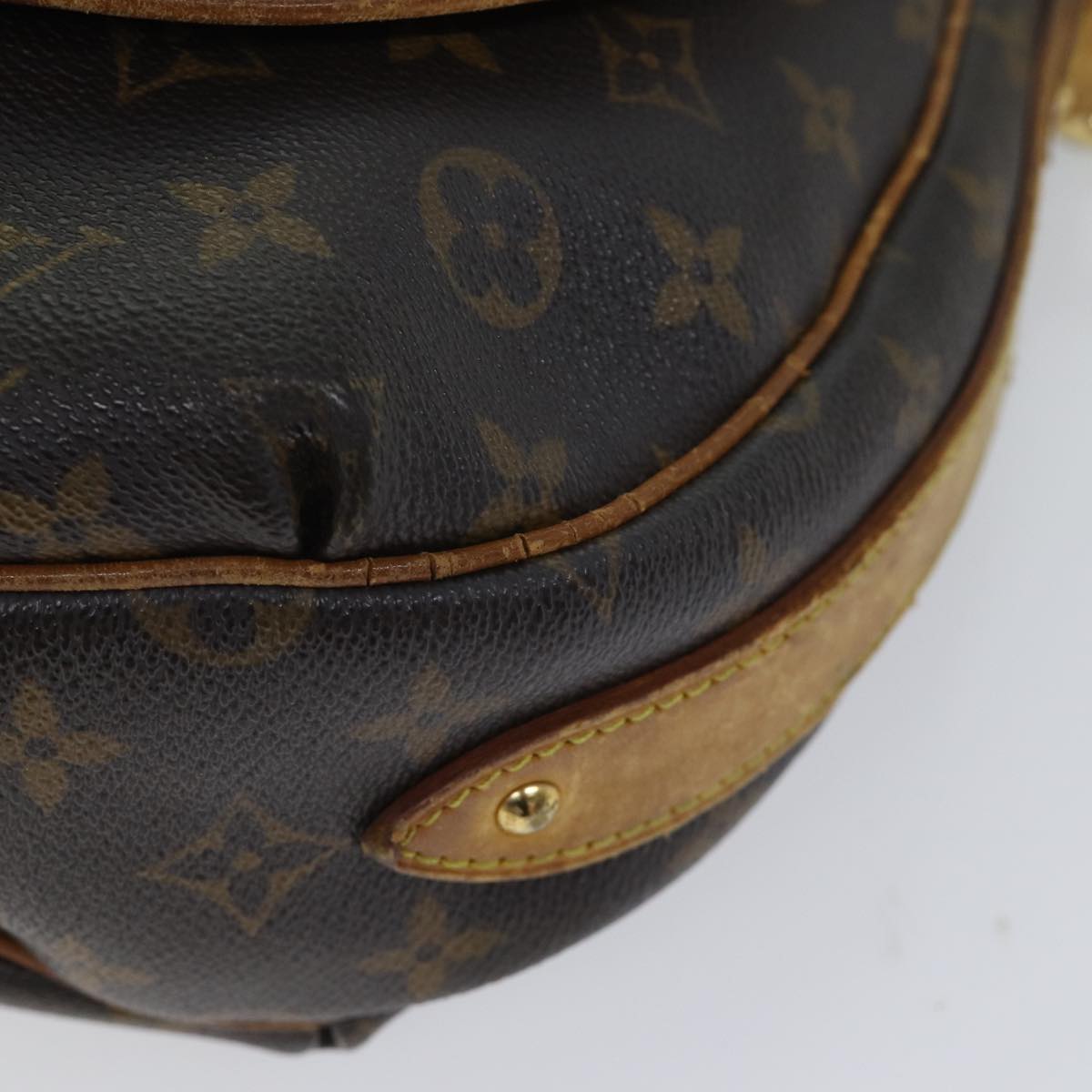 LOUIS VUITTON Monogram Tolum PM Shoulder Bag M40076 LV Auth 70537