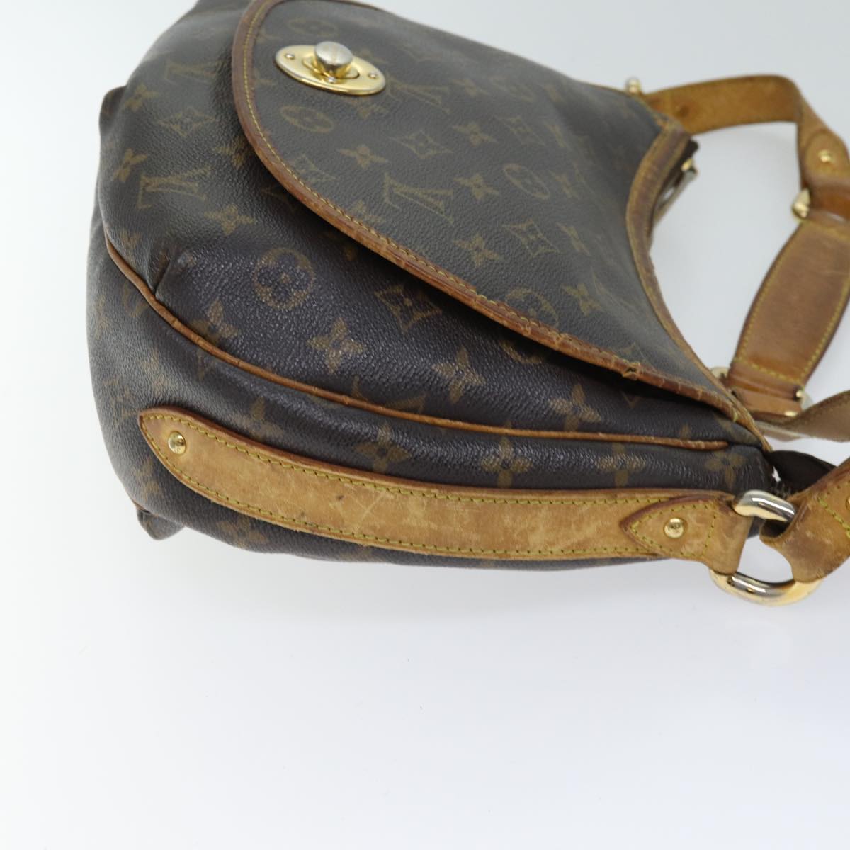 LOUIS VUITTON Monogram Tolum PM Shoulder Bag M40076 LV Auth 70537