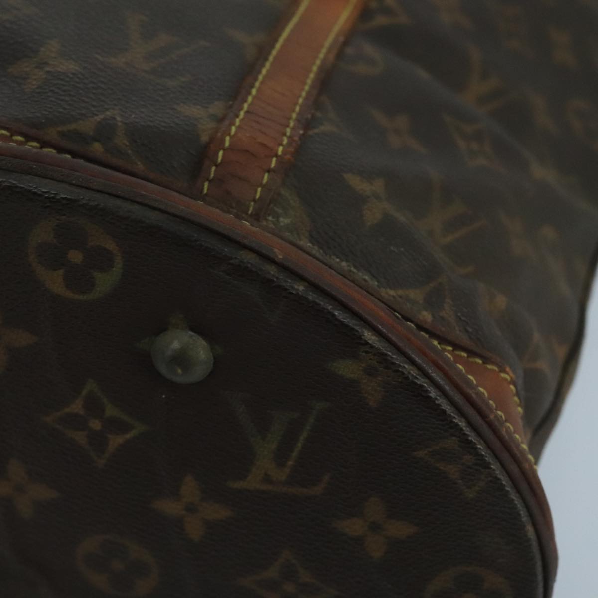 LOUIS VUITTON Monogram Bucket GM Shoulder Bag M42236 LV Auth 70542