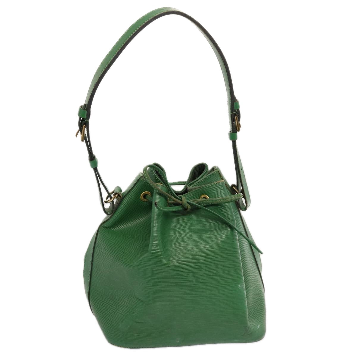 LOUIS VUITTON Epi Petit Noe Shoulder Bag Green M44104 LV Auth 70549