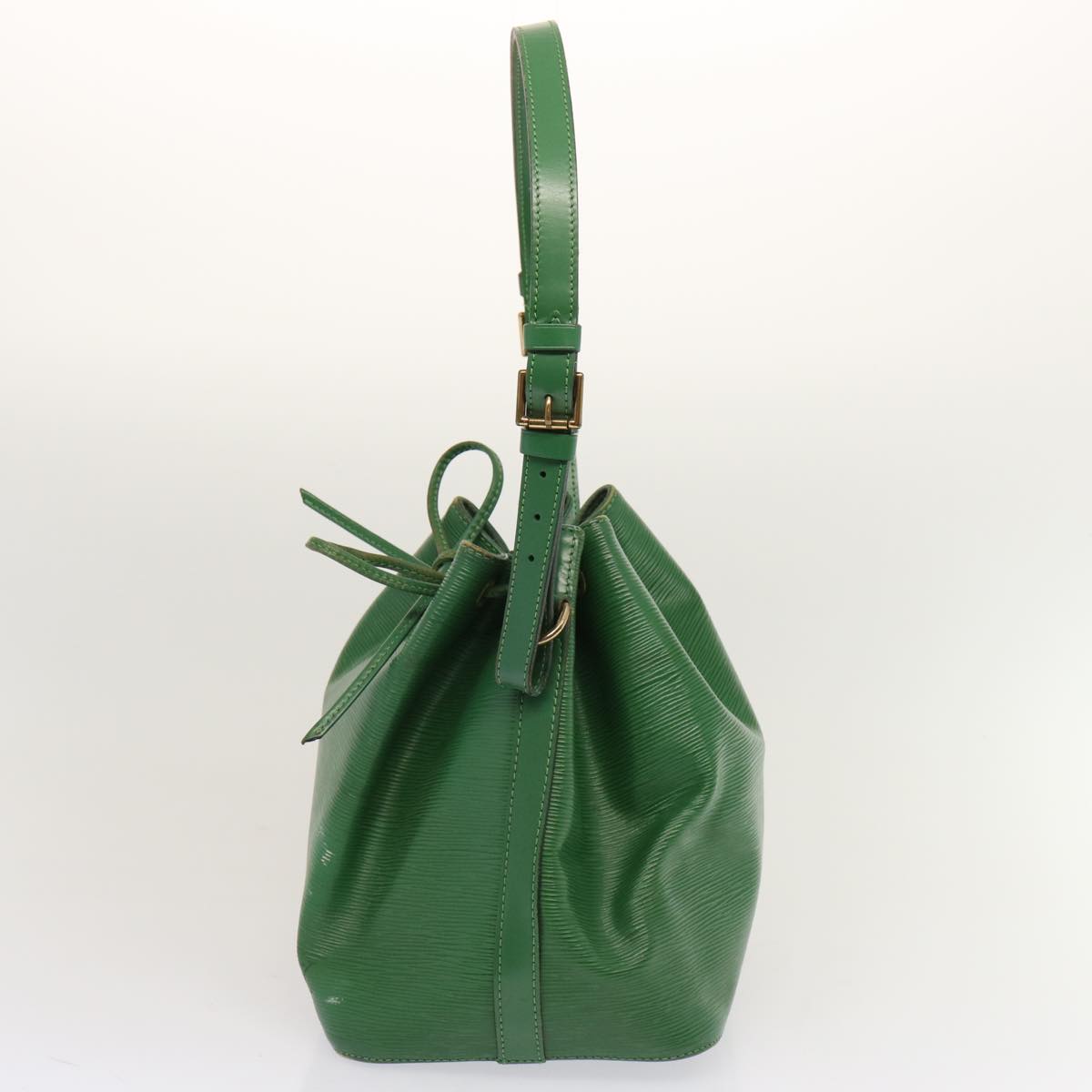 LOUIS VUITTON Epi Petit Noe Shoulder Bag Green M44104 LV Auth 70549