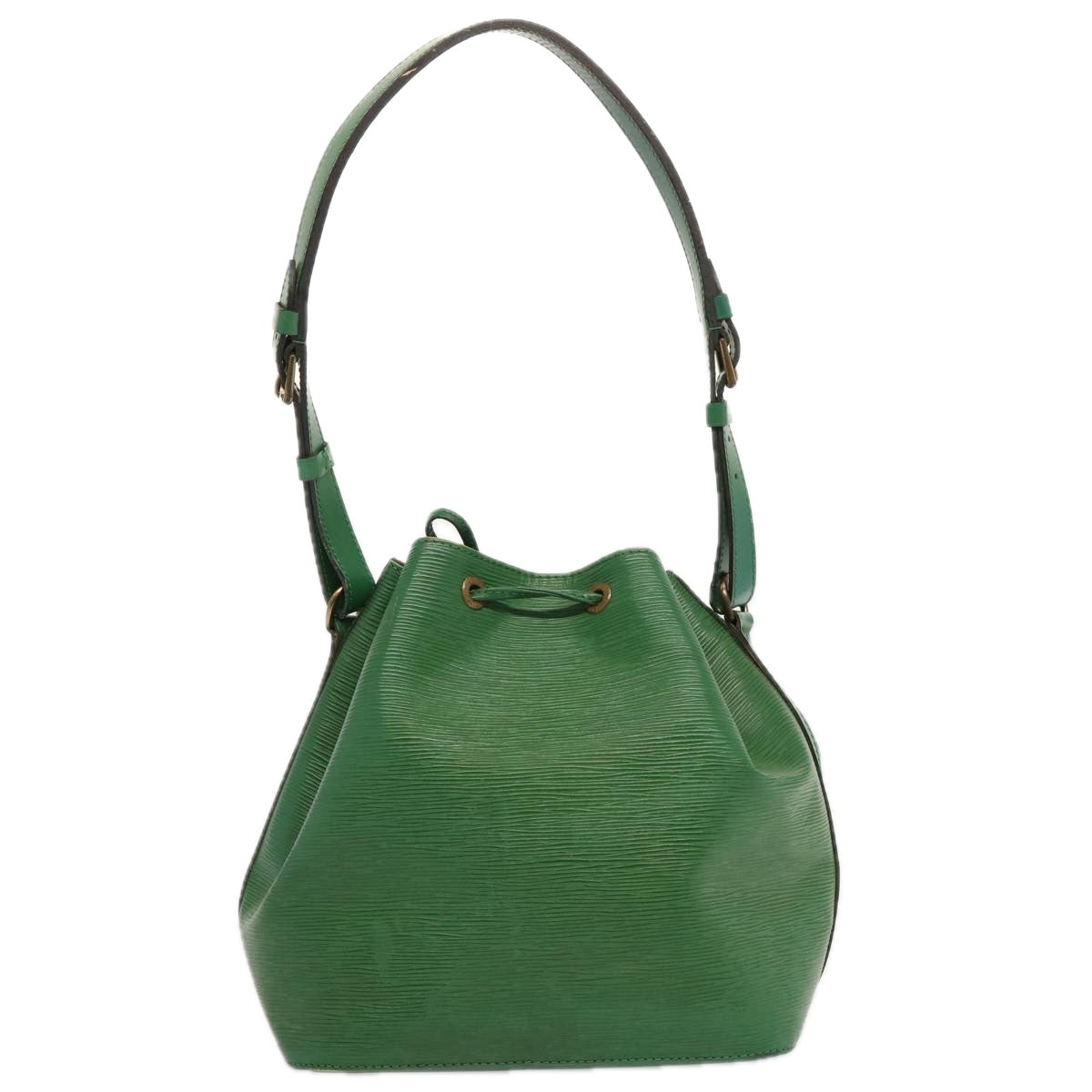 LOUIS VUITTON Epi Petit Noe Shoulder Bag Green M44104 LV Auth 70550