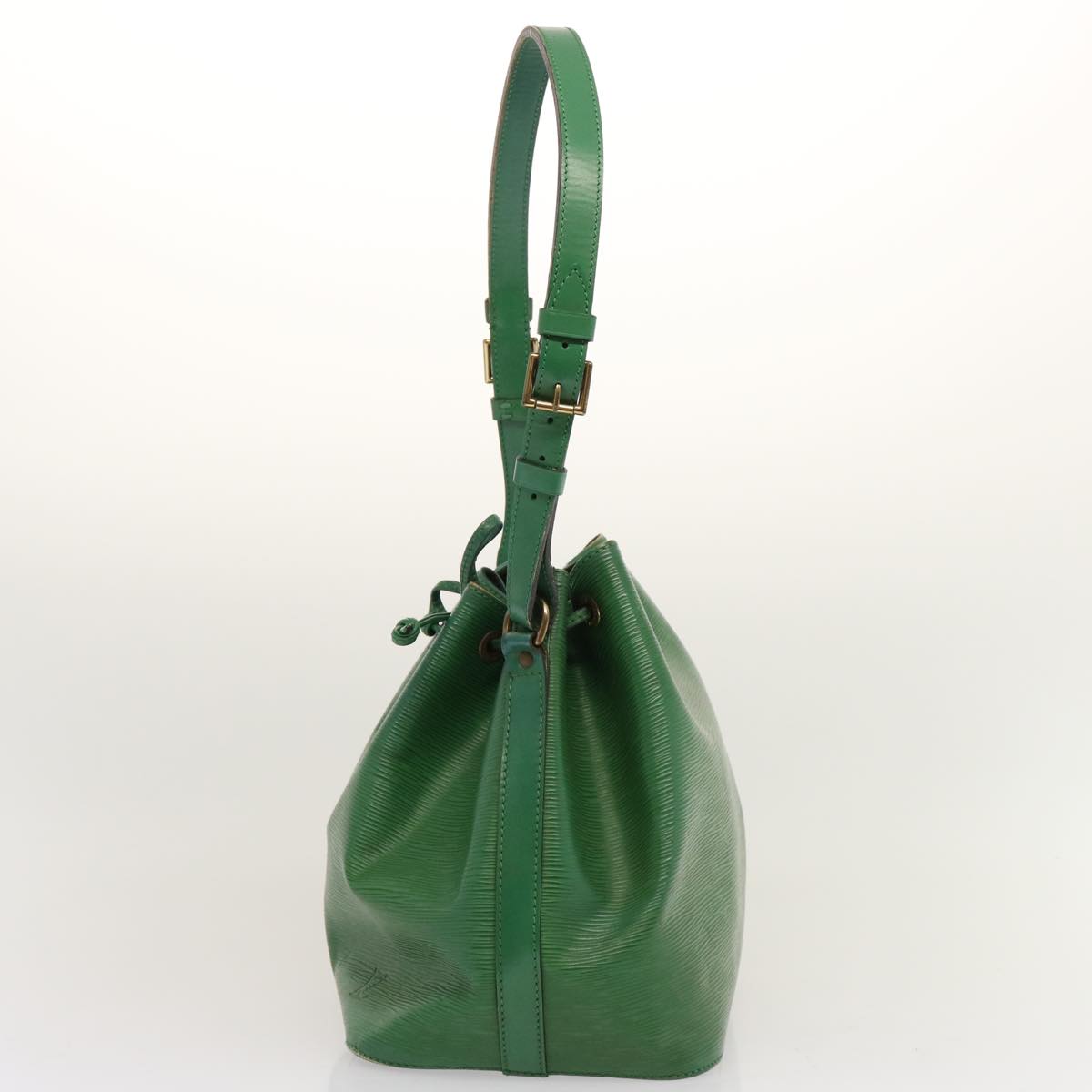 LOUIS VUITTON Epi Petit Noe Shoulder Bag Green M44104 LV Auth 70550